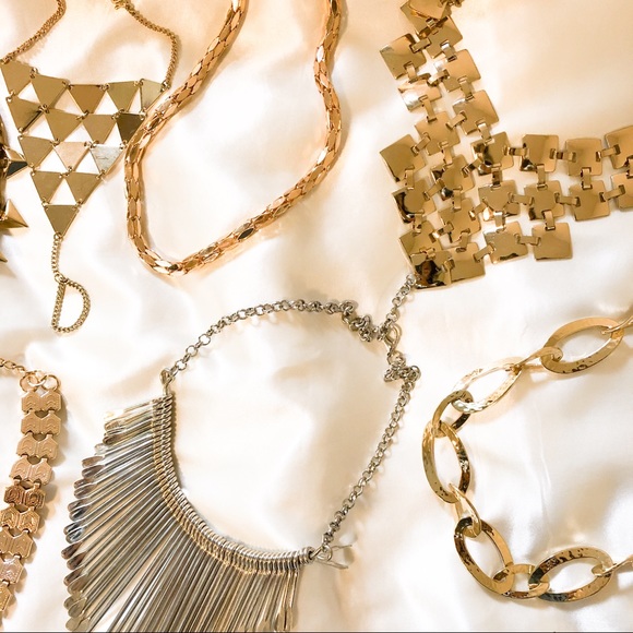 Gold-Plated Collar Necklace (BOGO FREE) - Picture 2 of 2